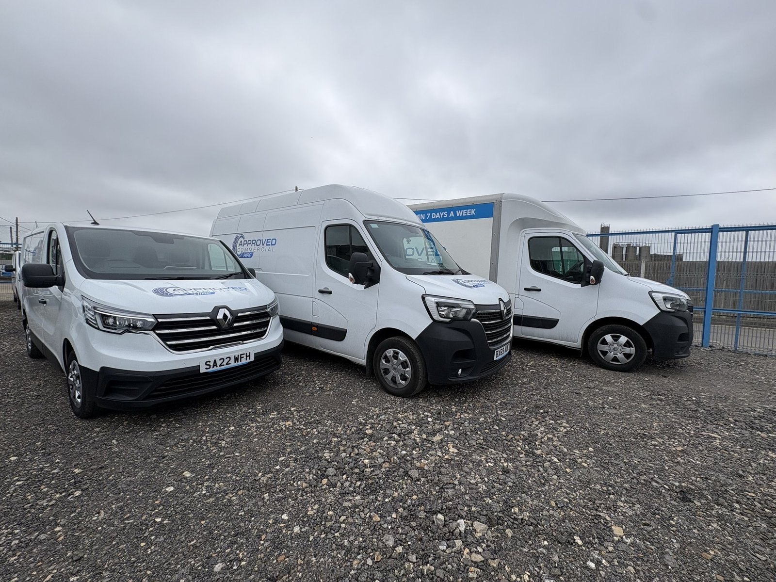 Van hire in Kent — Approved Commercial Hire fleet of small, large and Luton vans